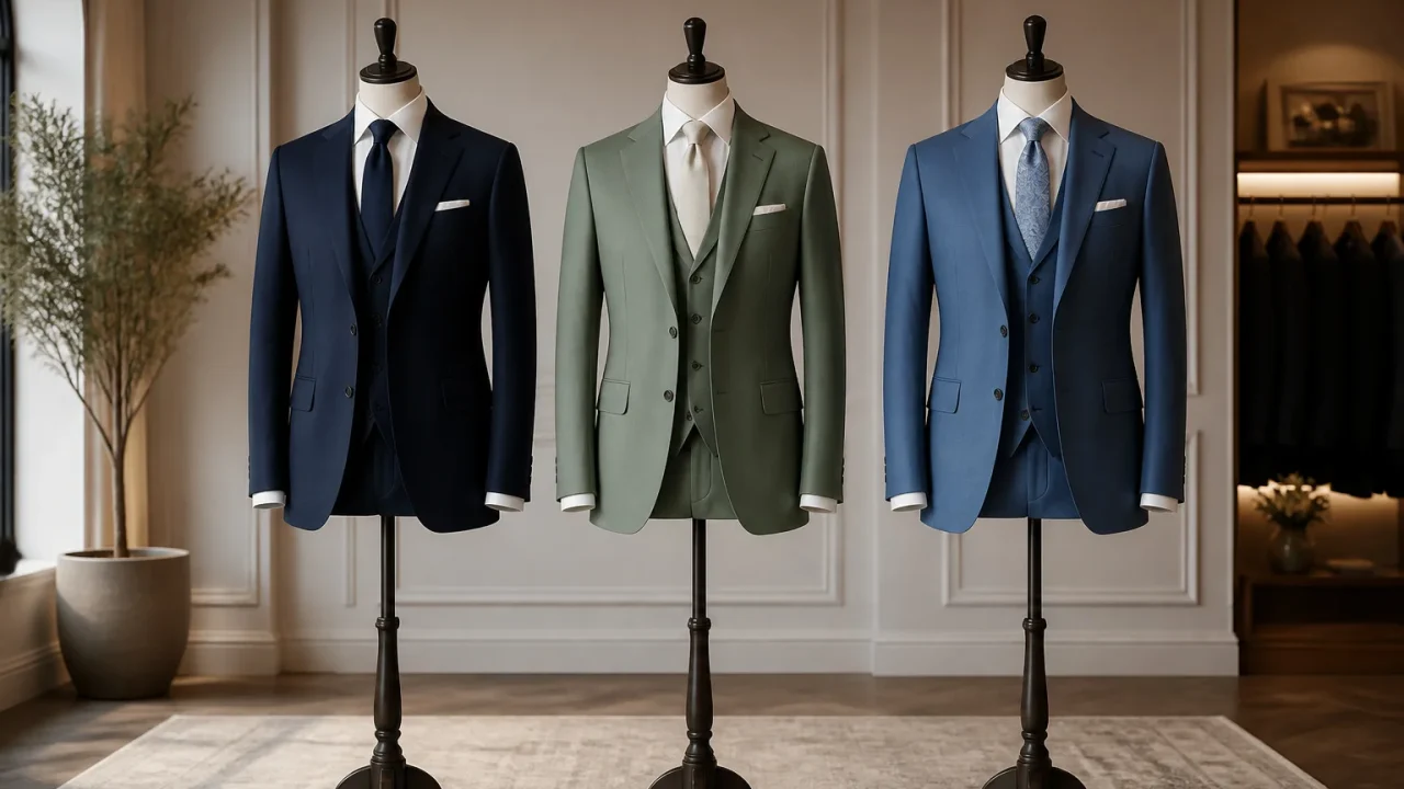 Couleur costume mariage : les teintes tendance en 2026