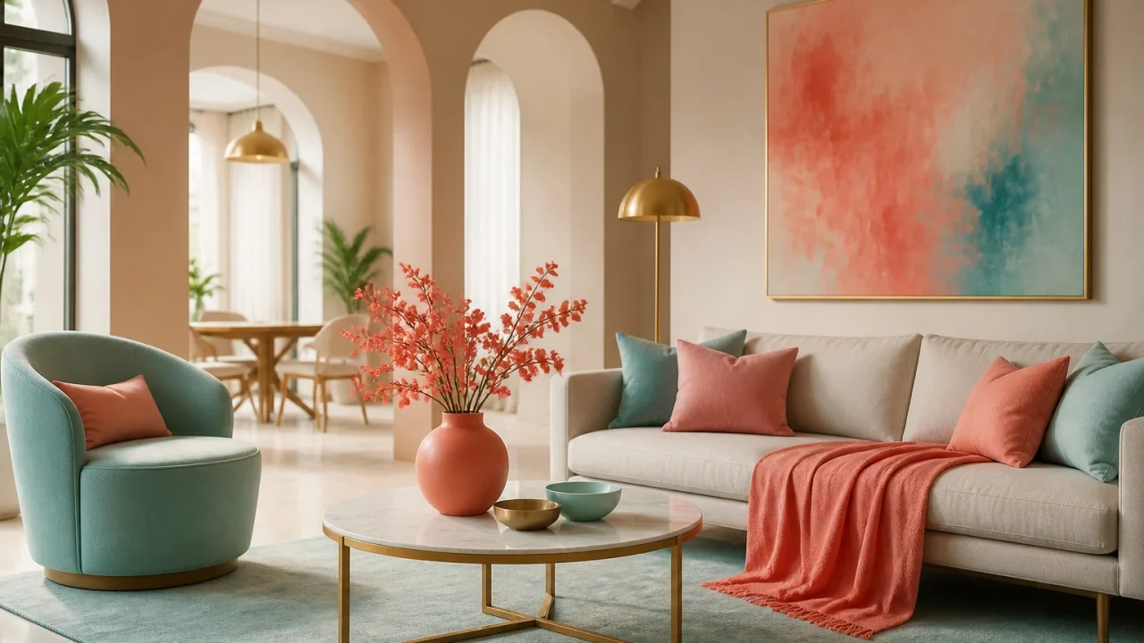 La couleur corail : associations et utilisations clés