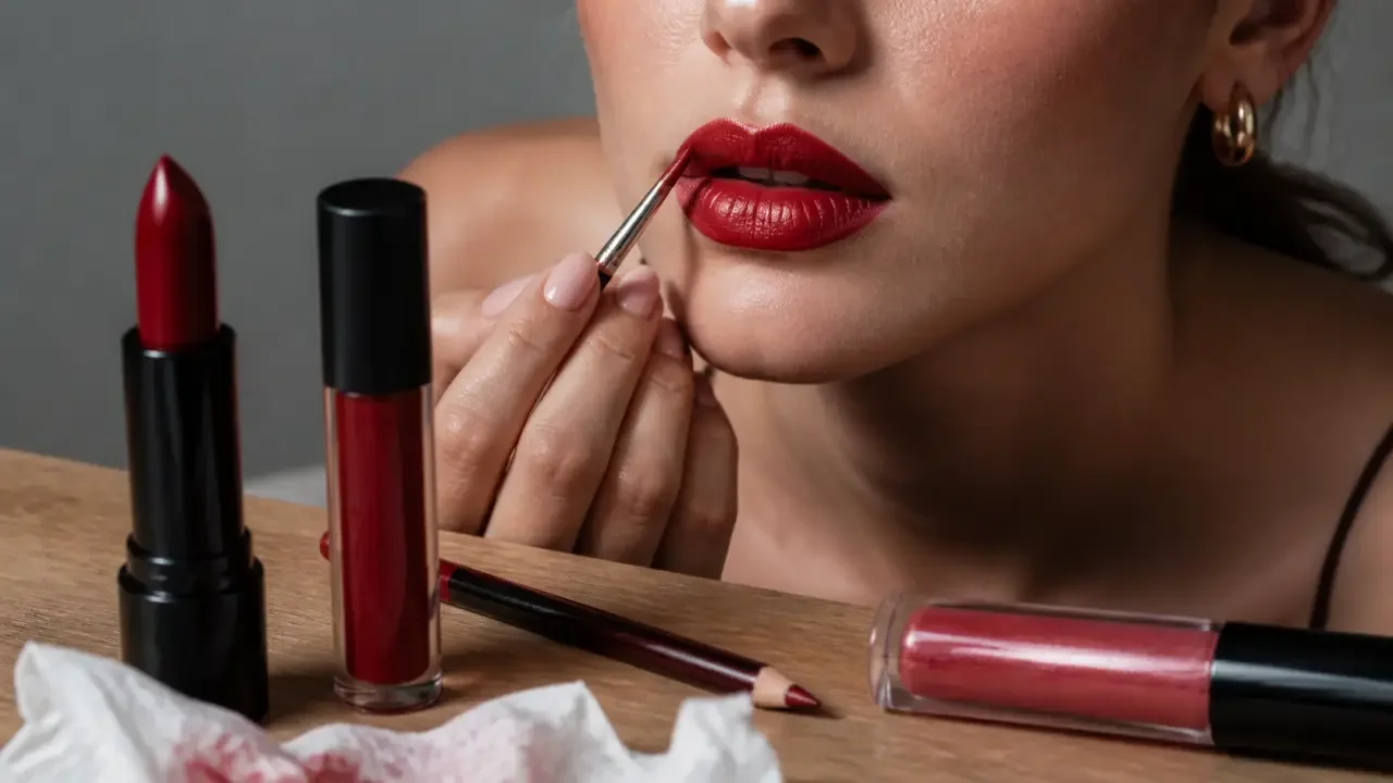 Maquillage rouge : la nuance, le fini et le geste qui font la différence