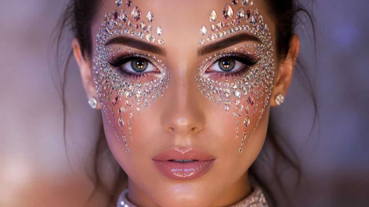 Maquillage strass : créez des looks éclatants et uniques