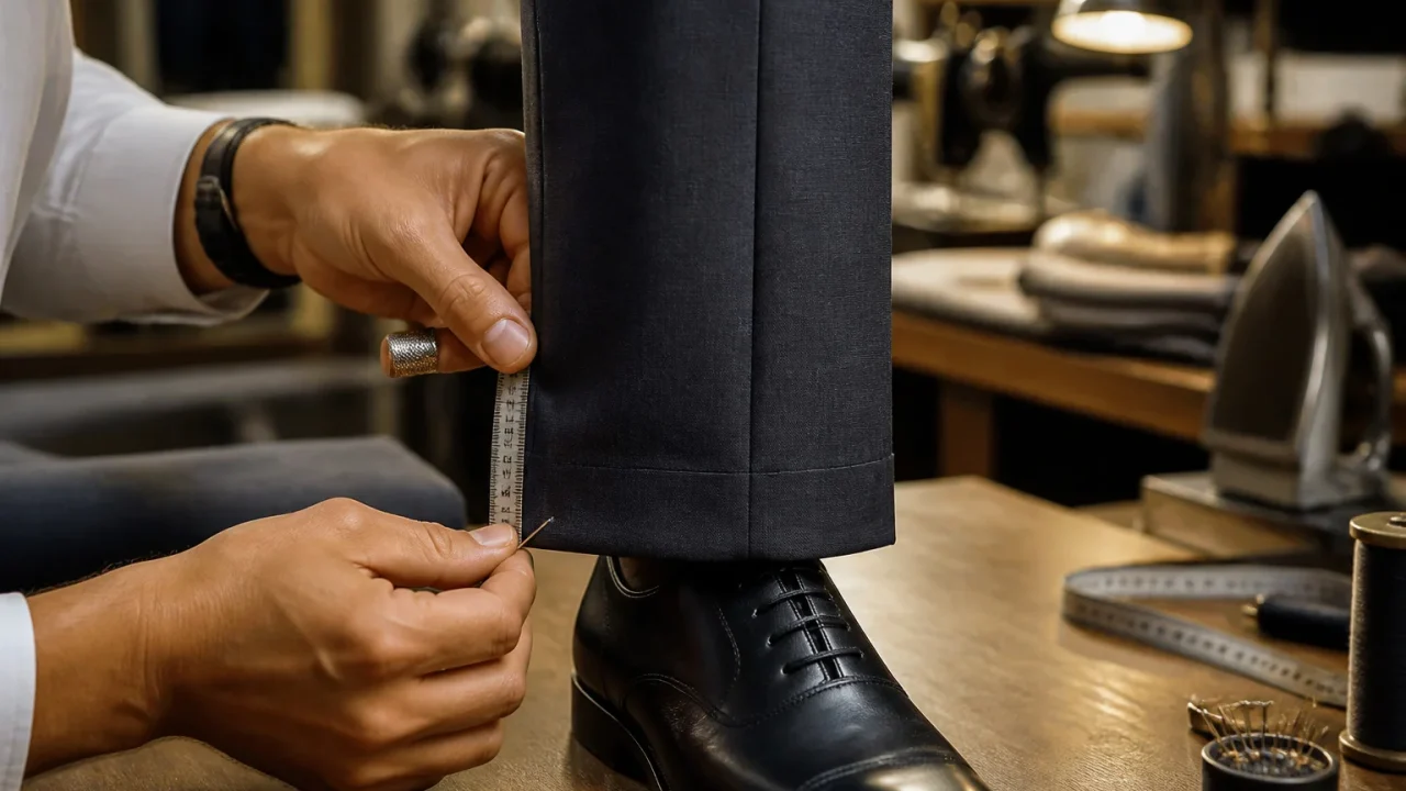 Notre approche pour un ourlet de costume parfait