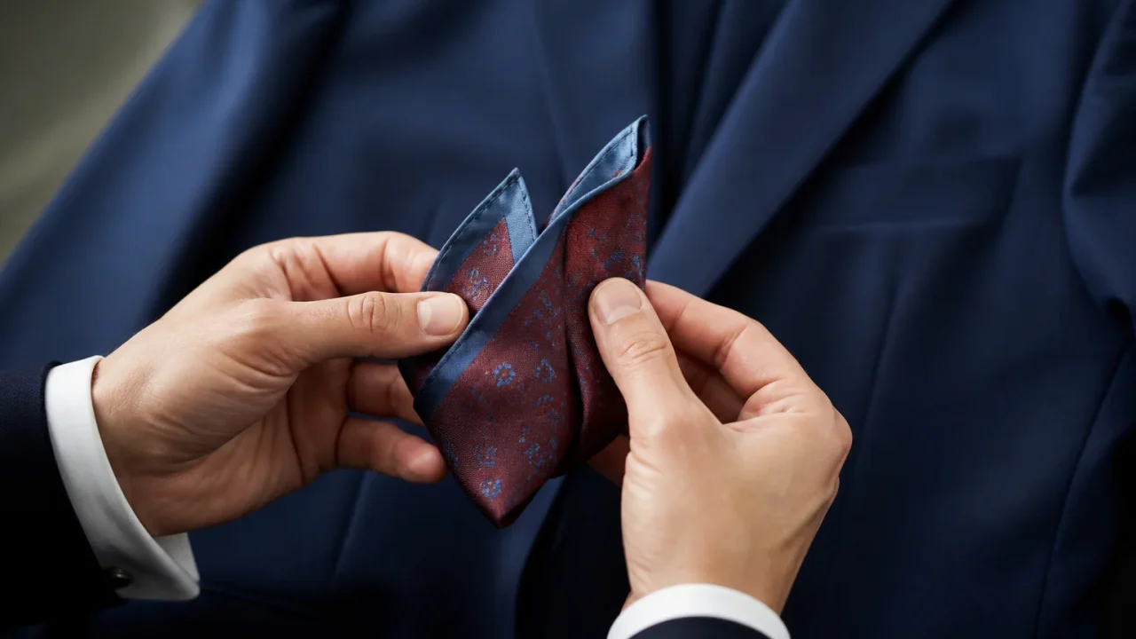 Plier une pochette costume : les techniques